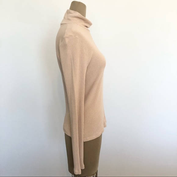 {Lacausa} Ribbed Turtleneck - Picture 2 of 5